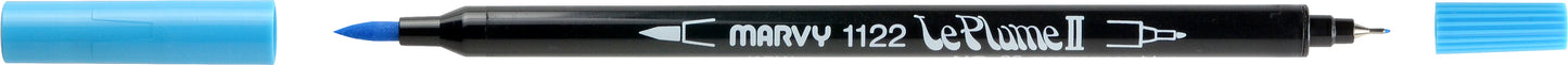 MARCADOR MARVY LE PLUME II 36 AZUL MANGANES