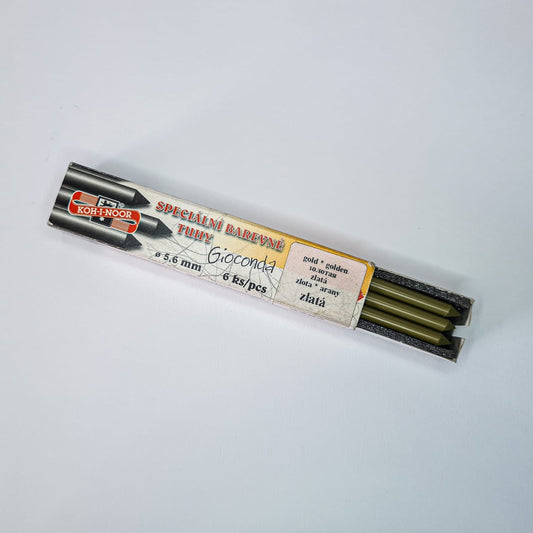 MINA KOH-I-NOOR 5,6mm 4382 OURO C/ 06 UN