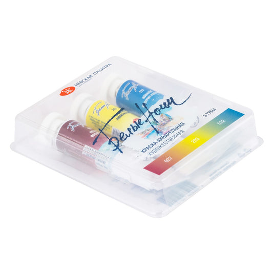 ESTOJO AQUARELA WHITE NIGHTS 03 TUBOS BOTANICA 10ML