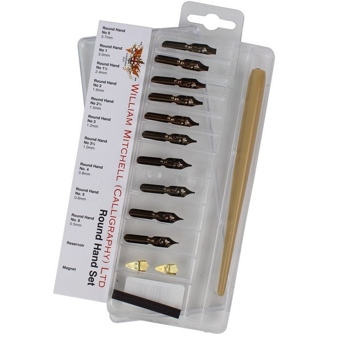 ESTOJO CALIGRAFIA WILLIAM MITCHELL ROUND HAND SET