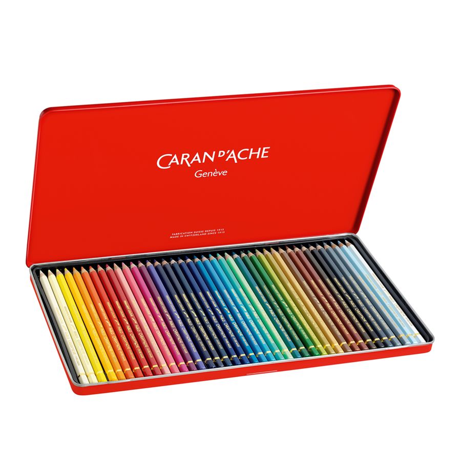 ESTOJO LAPIS COR CARAN D´ACHE PABLO 040 CORES