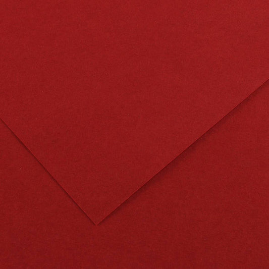 PAPEL CANSON IRIS VIVALDI 120G/M2 50X65 VERMELHO GRANATE