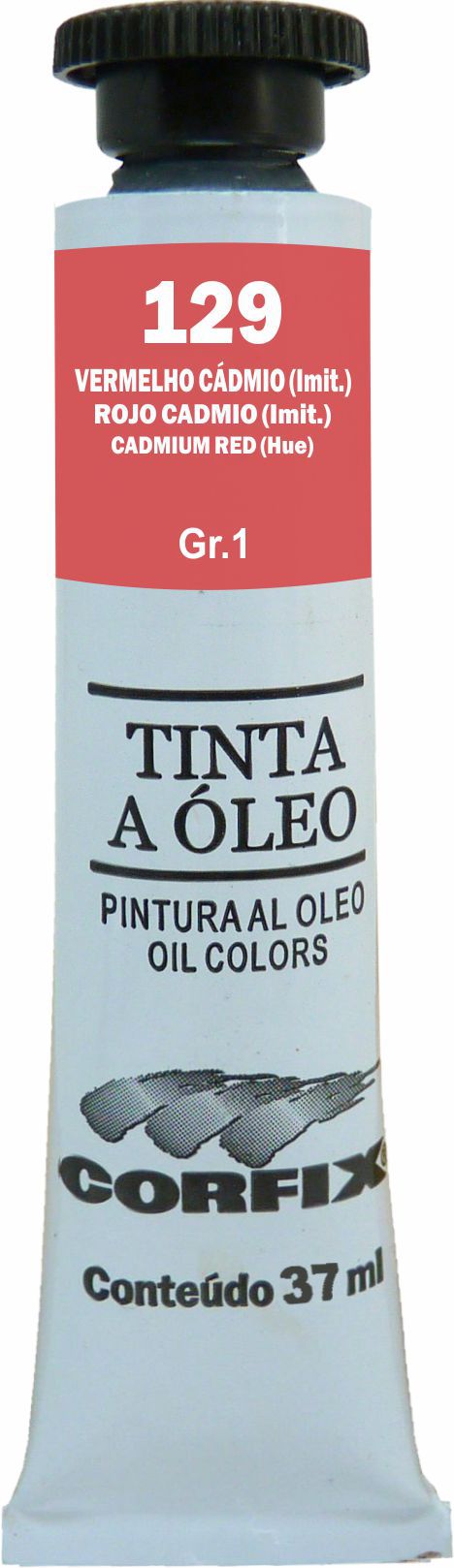 OLEO CORFIX 37ML 129 VERMELHO CADMIO (IMIT)