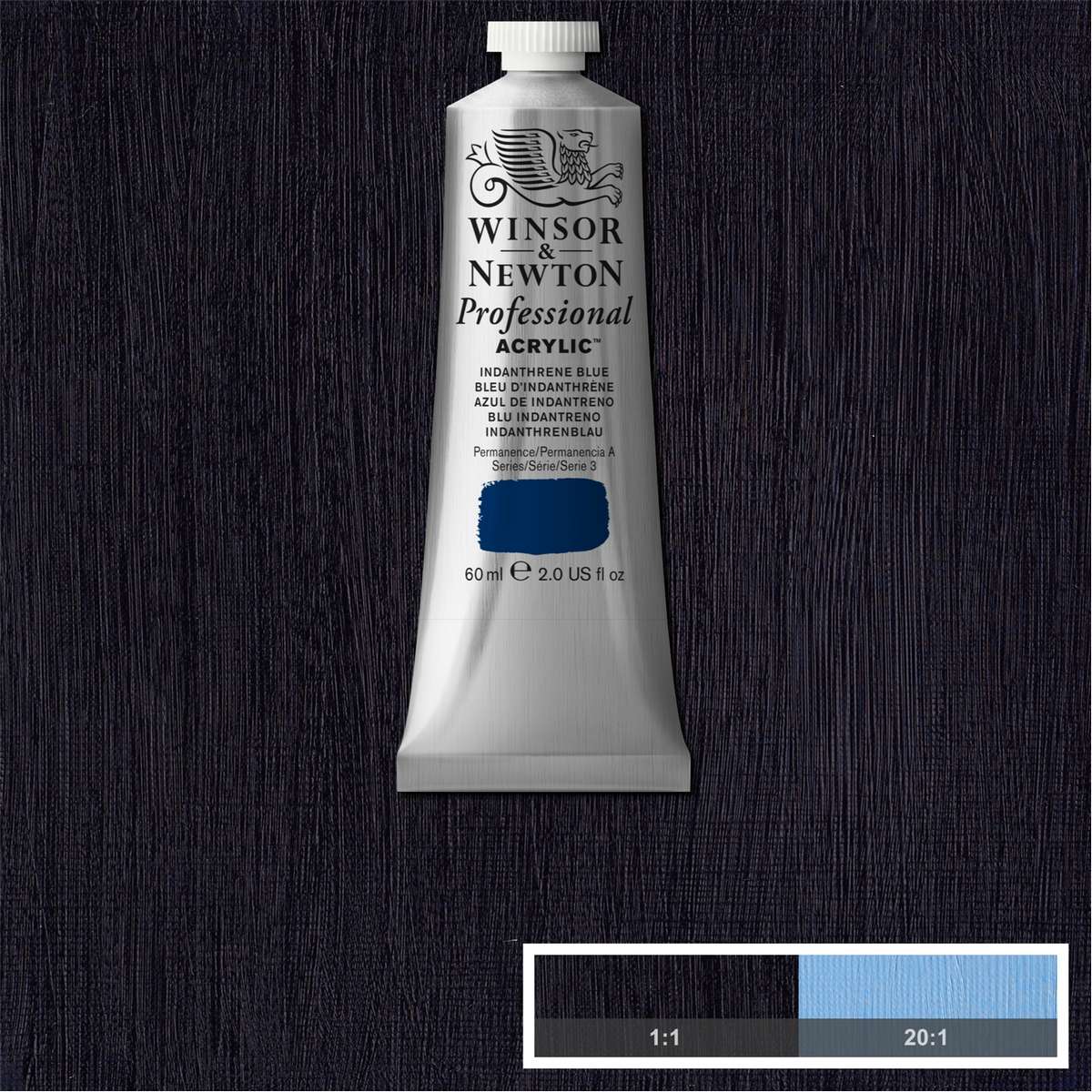 ACRILICA WINSOR NEWTON PROFISSIONAL 60ML 321 INDANTHRENE BLUE S3