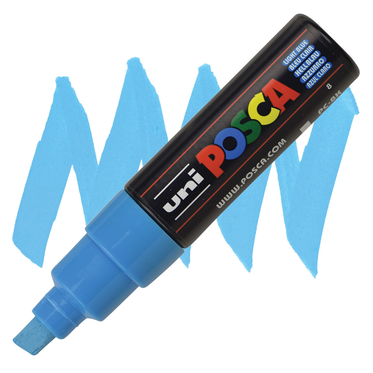 CANETA POSCA PC-8K 08 AZUL CLARO