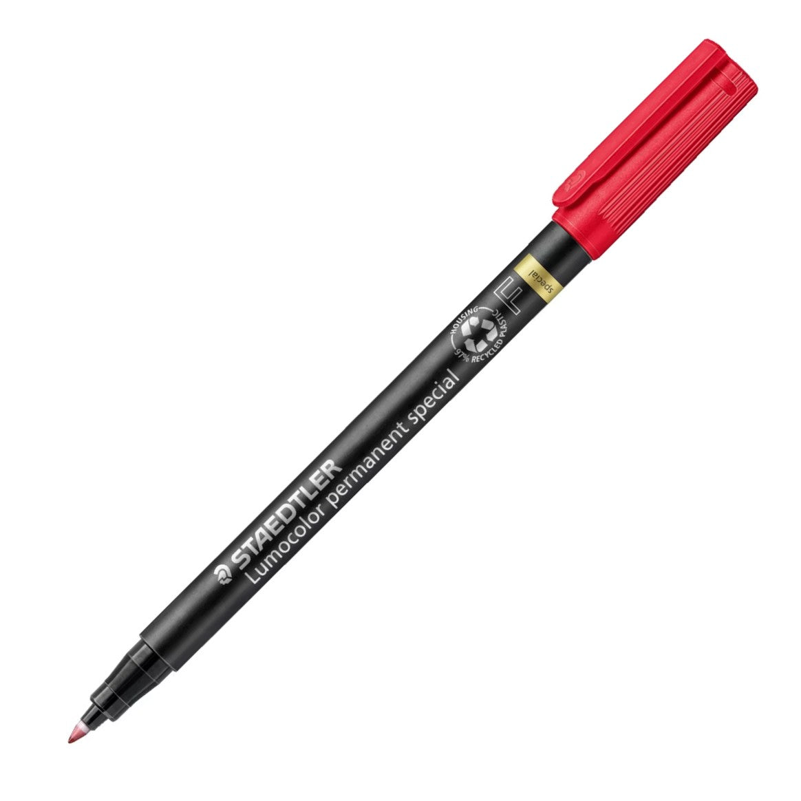 CANETA STAEDTLER LUMOCOLOR PERMANENTE 0,6mm FINE VERMELHO 319F