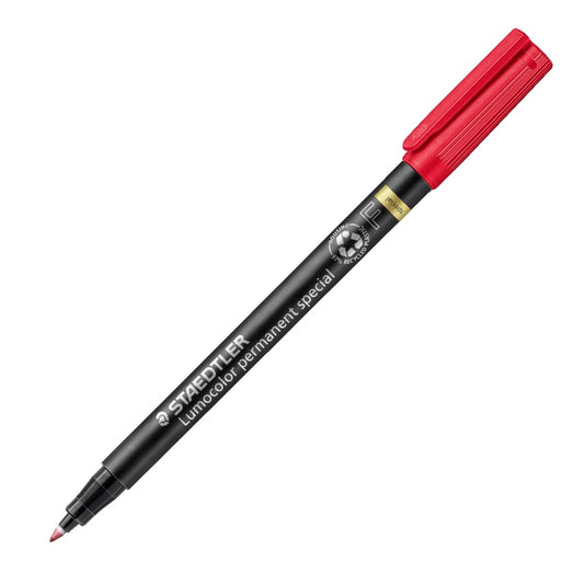 CANETA STAEDTLER LUMOCOLOR PERMANENTE 0,6mm FINE VERMELHO 319F