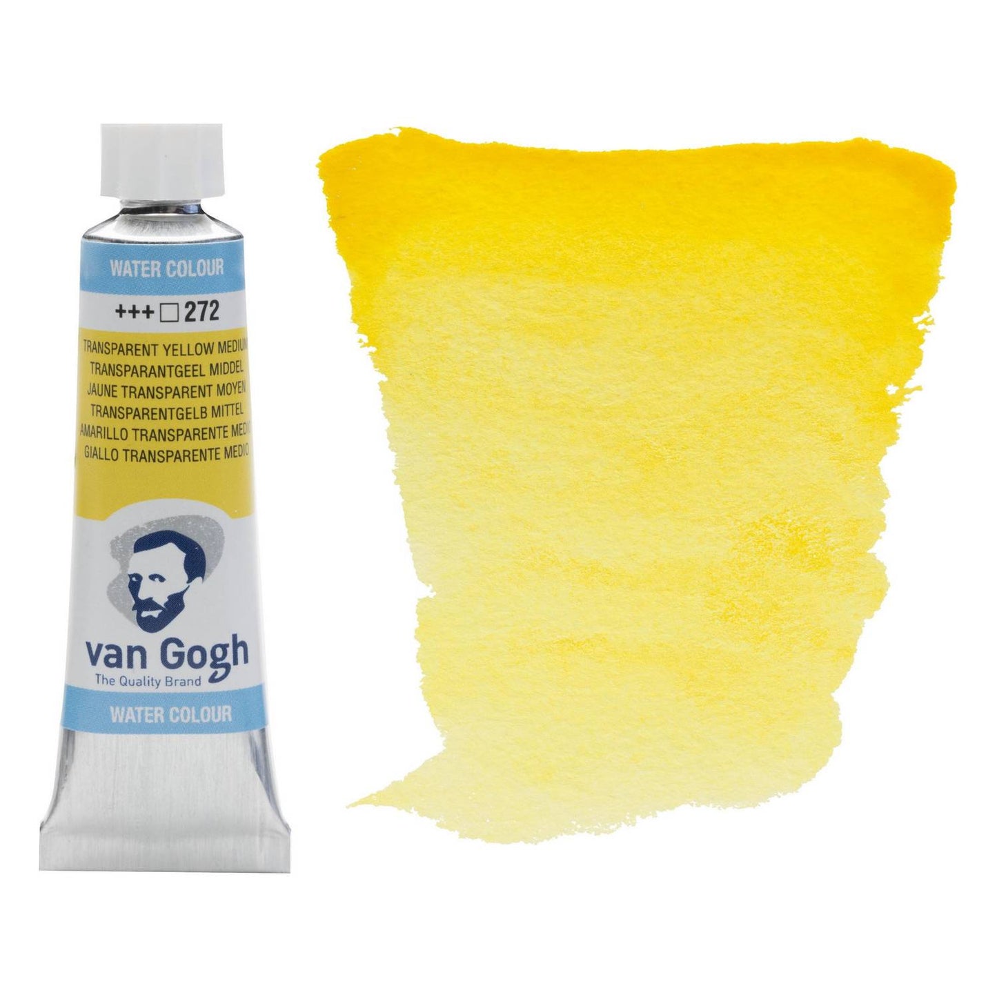 AQUARELA TALENS VAN GOGH 272 TRANSP YELLOW MEDIUM 10ML