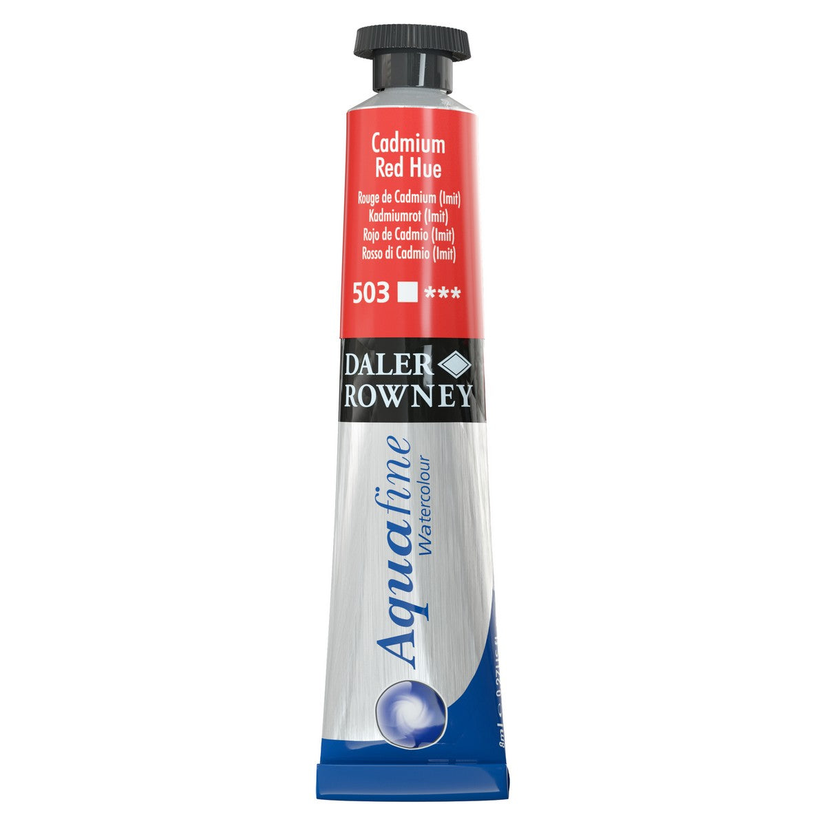 AQUARELA DALER ROWNEY AQUAFINE 8ML 503 VERMELHO CADMIO