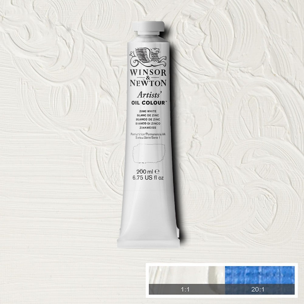 OLEO WINSOR NEWTON ARTISTS 200ML 748 ZINC WHITE S1