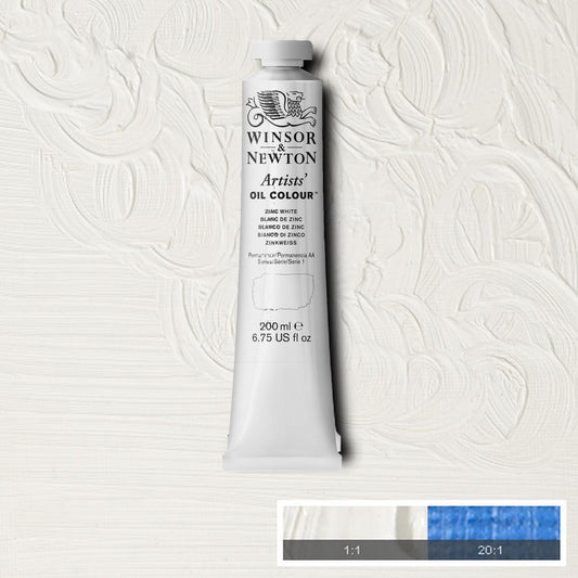 OLEO WINSOR NEWTON ARTISTS 200ML 748 ZINC WHITE S1