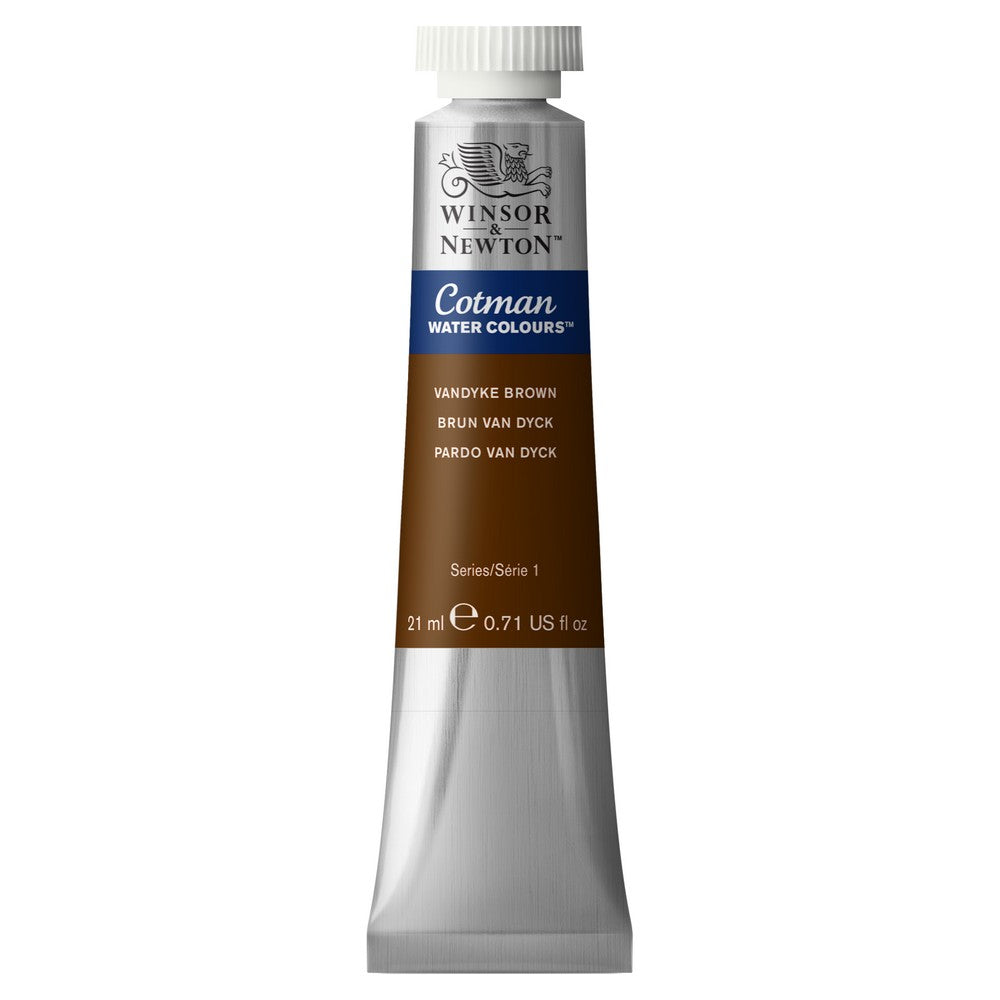 AQUARELA WINSOR NEWTON COTMAN 21ML VANDYKE BROWN 0308676