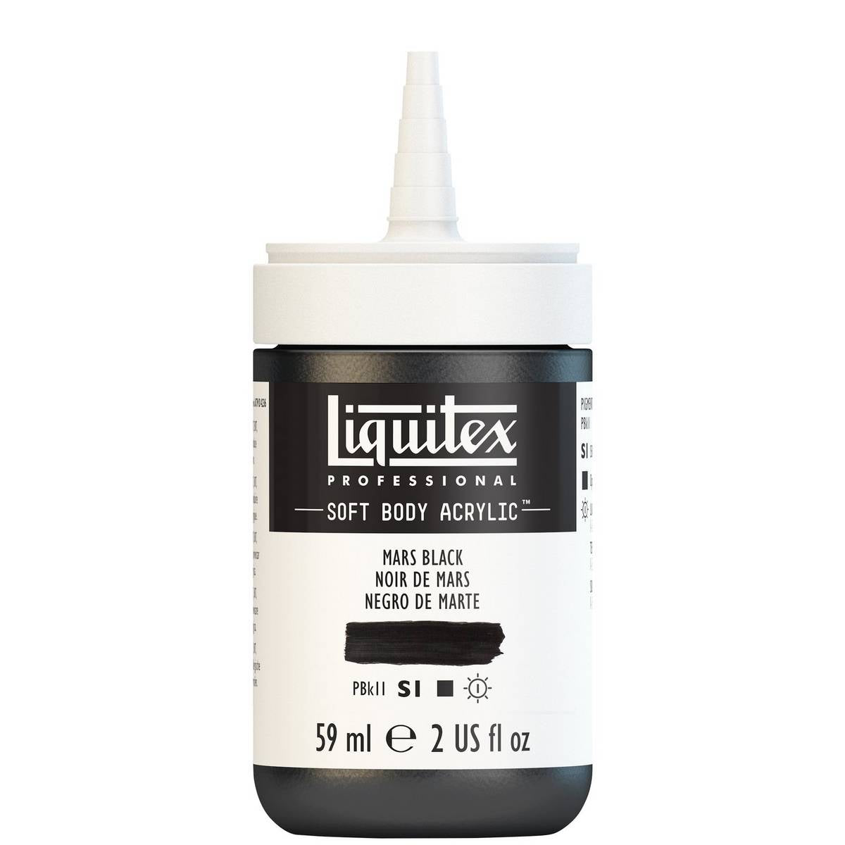 ACRILICA LIQUITEX SOFT BODY 59ML 276 MARS BLACK S1 1959276
