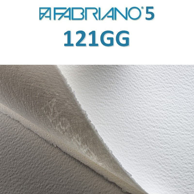 PAPEL FABRIANO 5 GRANA GROSSA 300g/m2 50x70 121GG 50%COTTON