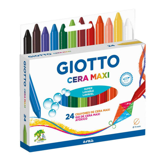 GIZ DE CERA GIOTTO MAXI 24 CORES
