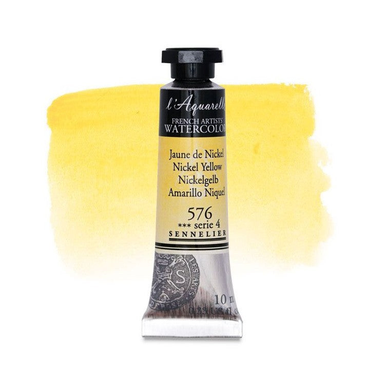 AQUARELA SENNELIER L'AQUARELLE 576 NICKEL YELLOW 10ML S4