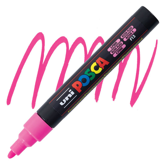 CANETA POSCA PC-5M F13 FLUO ROSA