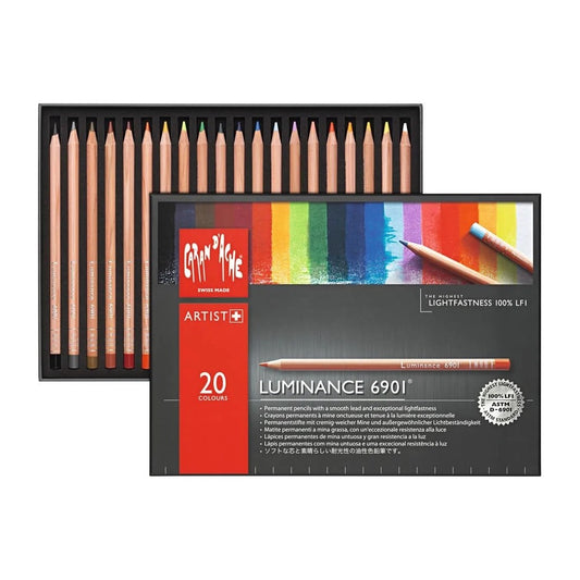 ESTOJO LAPIS COR CARAN D´ACHE LUMINANCE 6901 20 CORES