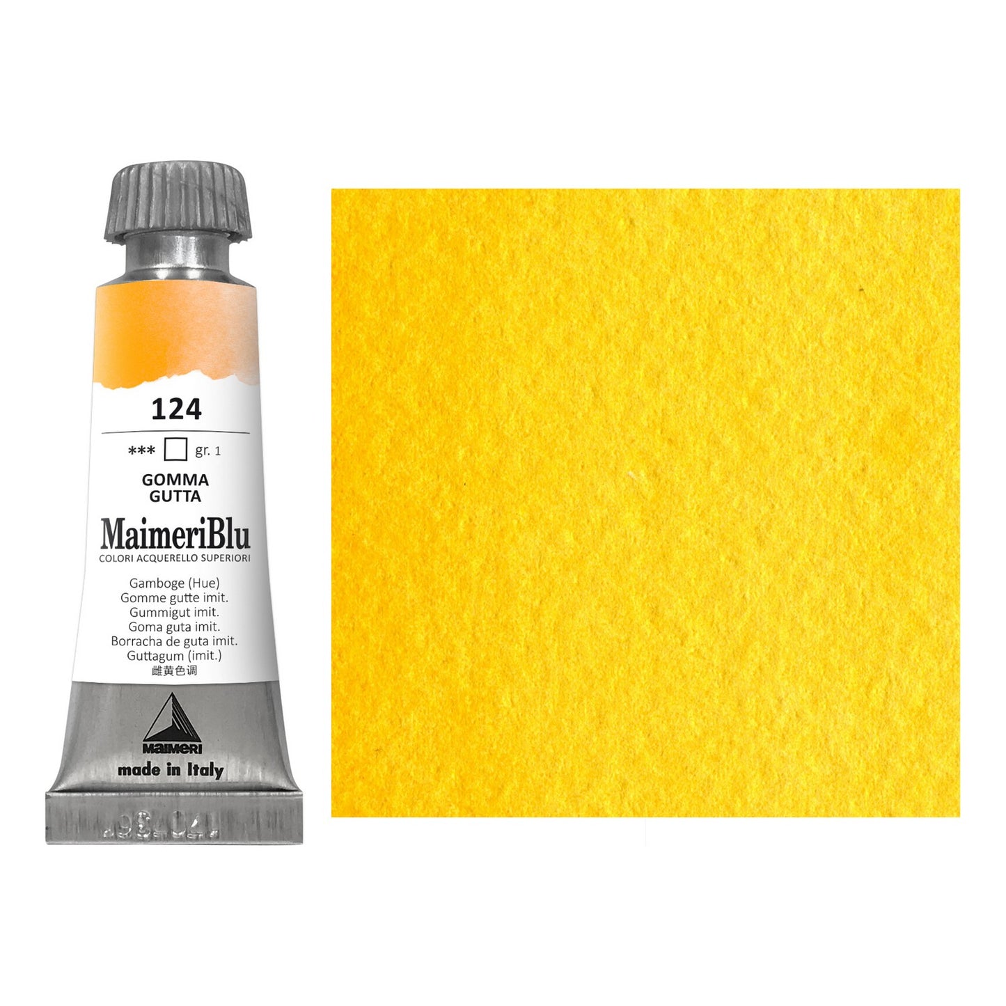 AQUARELA MAIMERIBLU ARTISTS 124 GAMBOGE (HUE) 12ML S1