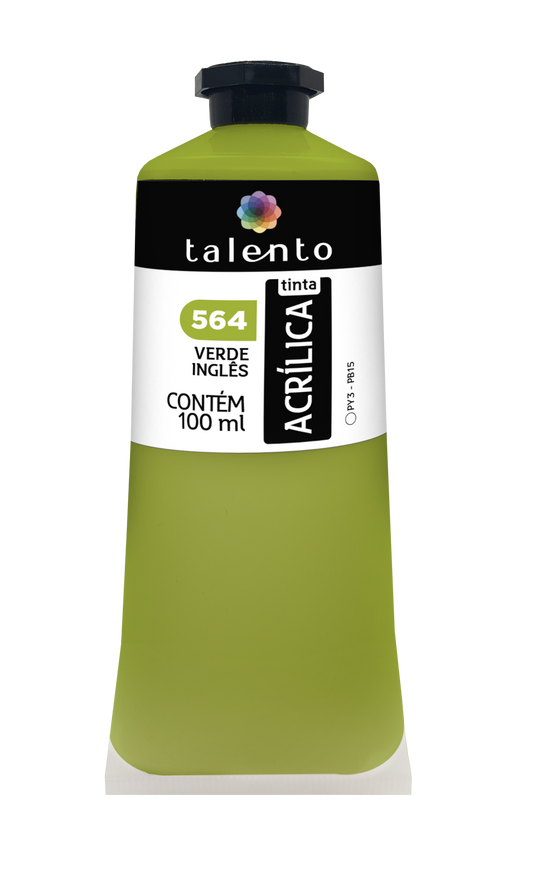 ACRILICA TALENTO 100ML 564 VERDE INGLES