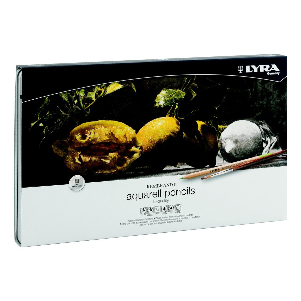 LAPIS AQUARELAVEL LYRA REMBRANDT AQUARELL 72 CORES