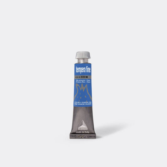 GOUACHE TEMPERA FINE MAIMERI 20ML 400 PRIMARY BLUE-CYAN