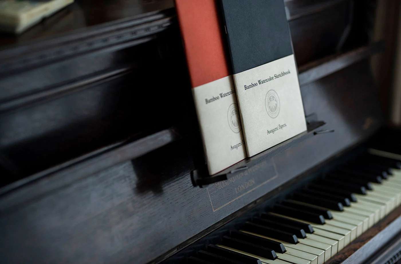 SKETCHBOOK AWAGAMI BAMBOO B5 INDIGO BLUE 837421600