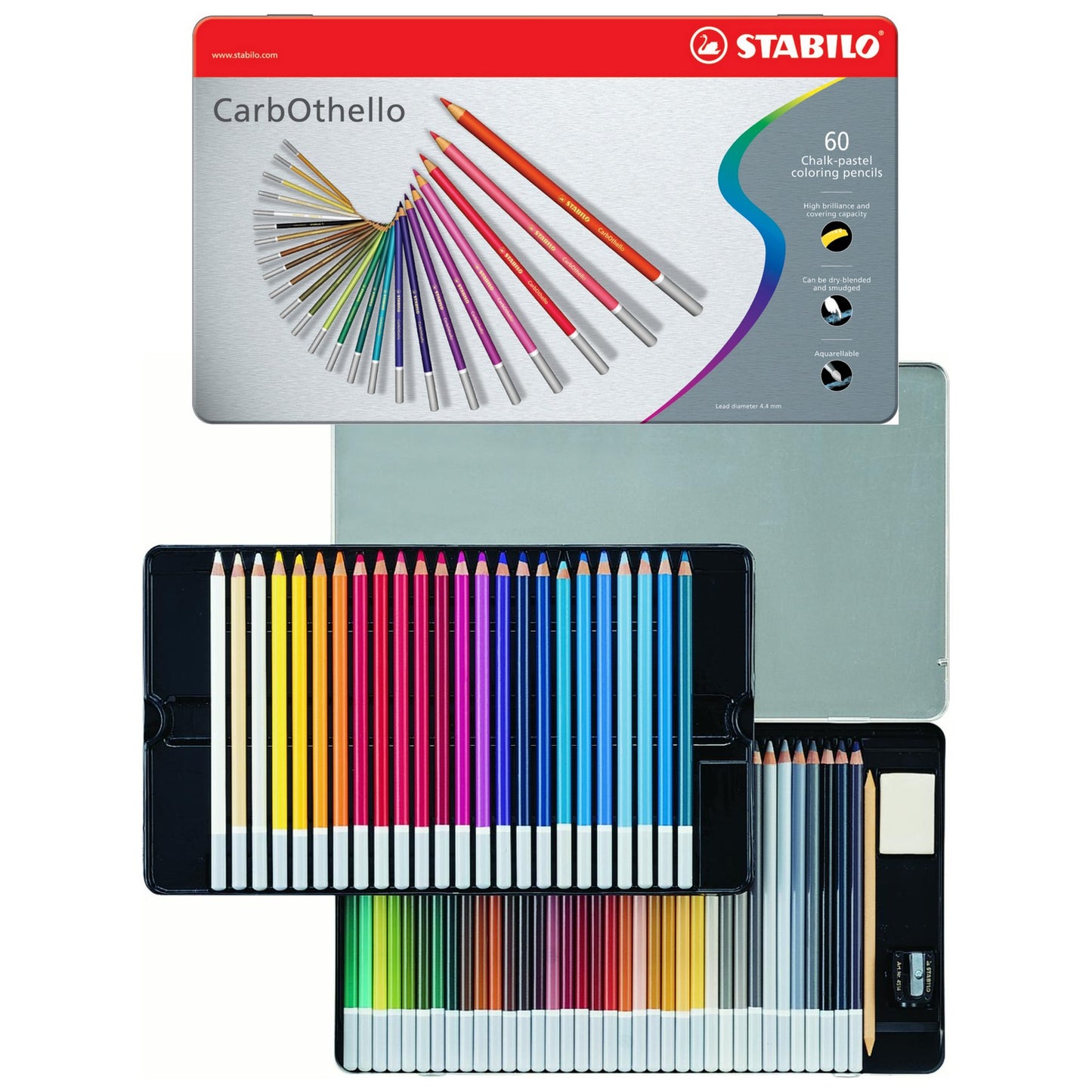 LAPIS PASTEL STABILO CARBOTHELLO 60 CORES