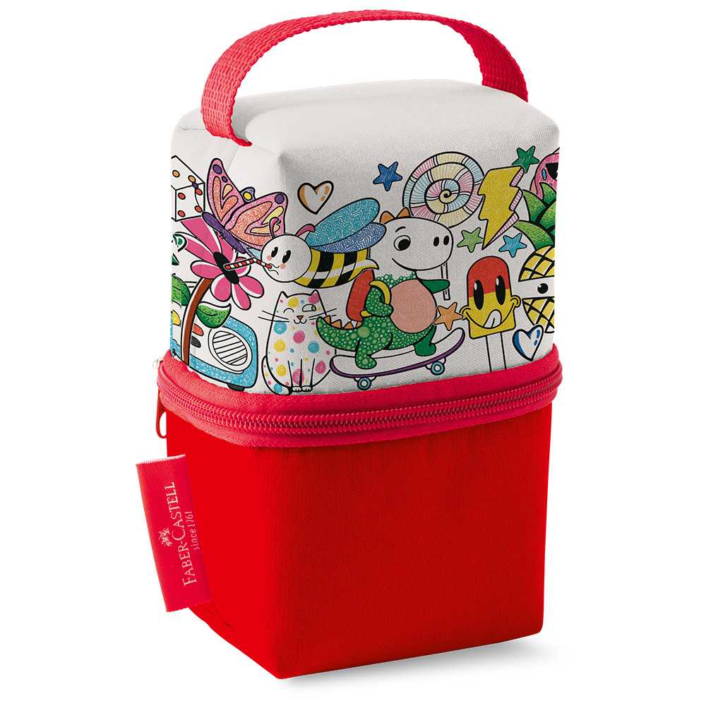 ESTOJO CANETA FABER CASTELL VAI E VEM 50 CORES