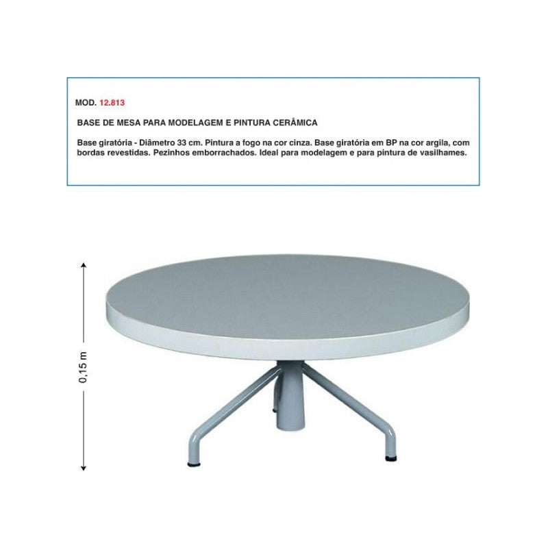 BASE MODELAGEM TRIDENT 12813 33cm