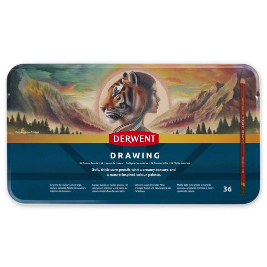 LAPIS ESBOÇO DERWENT DRAWING 36 CORES