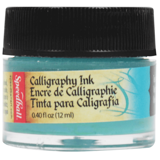 TINTA CALIGRAFIA SPEEDBALL 12ML 3106 VERDE AZULADO