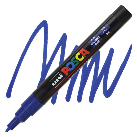 CANETA POSCA PC-3M 33 AZUL