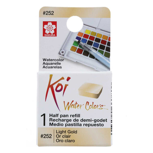 AQUARELA SAKURA KOI HALF PAN OURO CLARO - 252