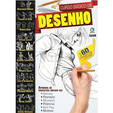 LIVRO "CURSO BASICO DE DESENHO" VARIOS AUTORES