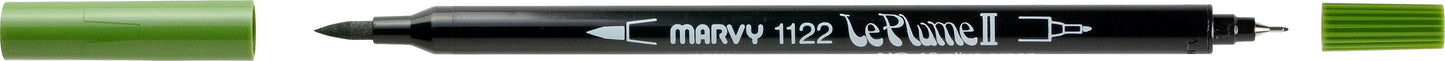 MARCADOR MARVY LE PLUME II 15 VERDE OLIVA