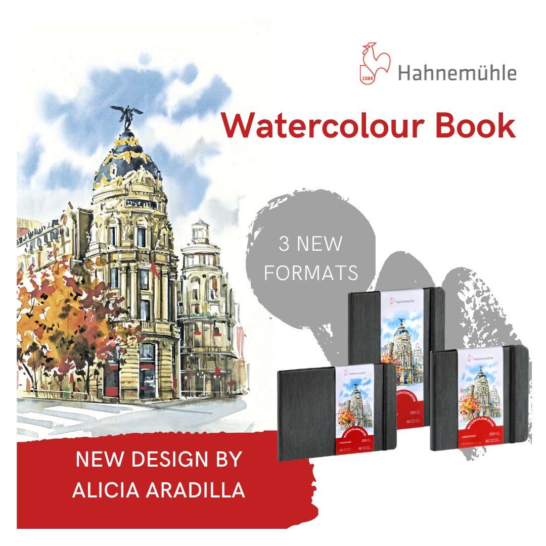 WATERCOLOUR BOOK HAHNEMUHLE 200g/m2 14X14CM 30 FLS 10628816