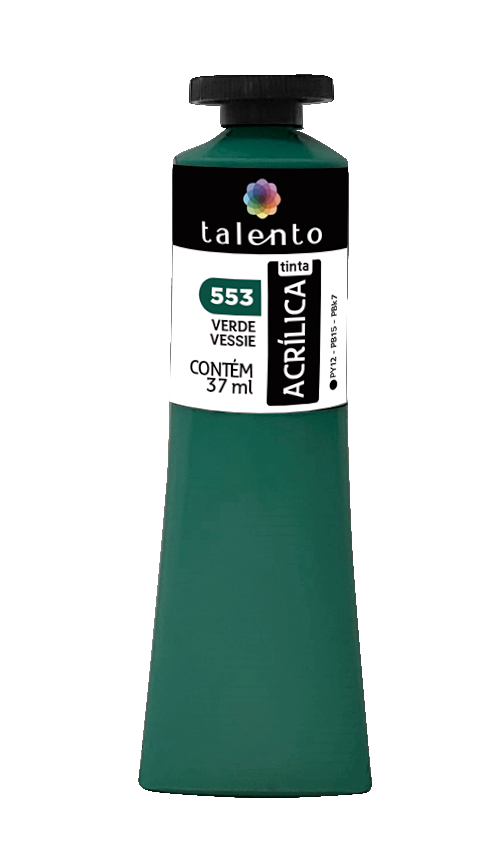 ACRILICA TALENTO 037ML 553 VERDE VESSIE
