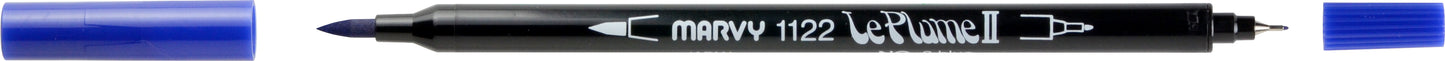 MARCADOR MARVY LE PLUME II 3 AZUL