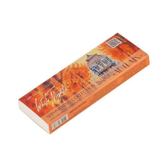 ESTOJO AQUARELA WHITE NIGHTS 08 PANS SHIMMERING AUTUMN