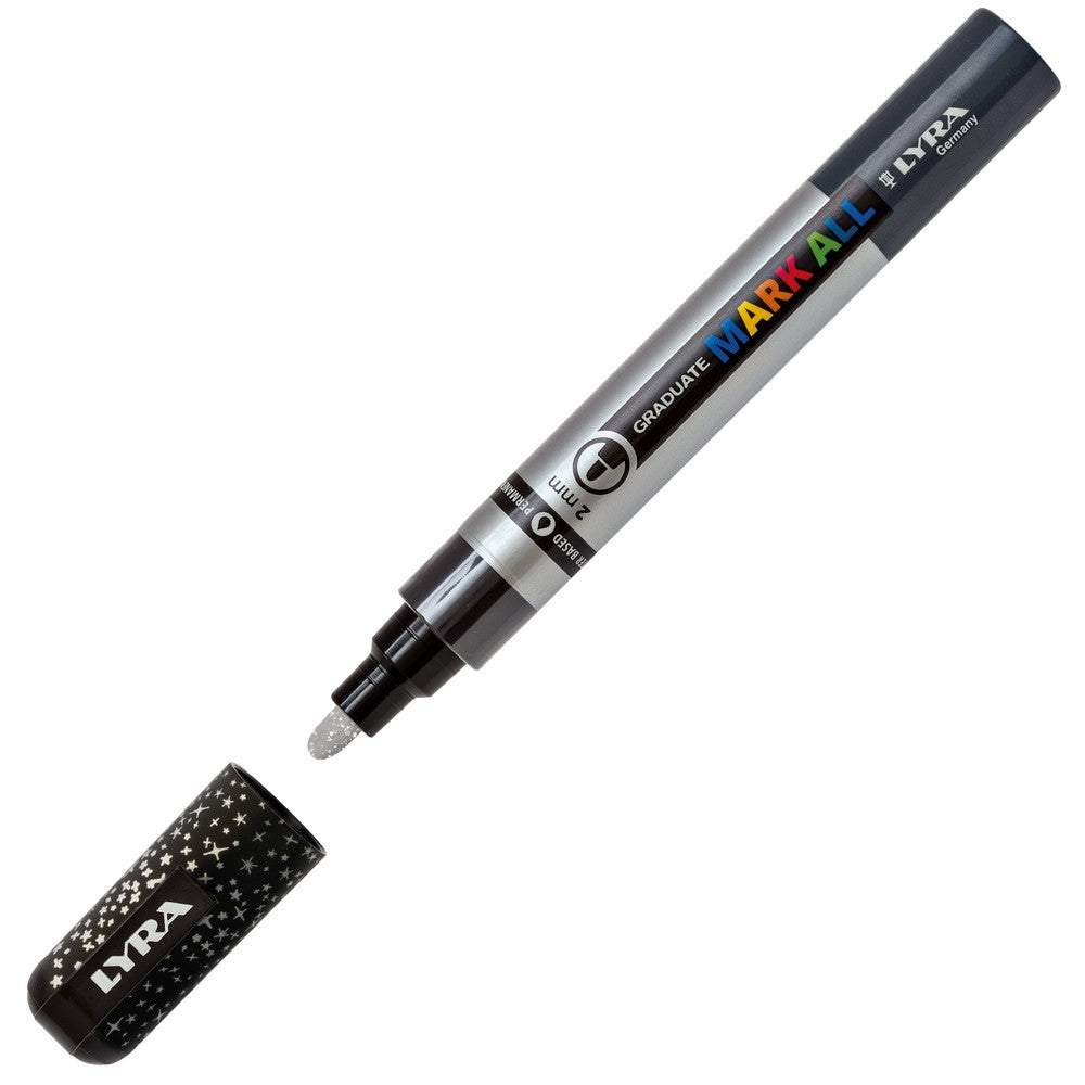 MARCADOR LYRA GRADUATE MARK ALL SPARKLING GLITTER PONTA 2MM