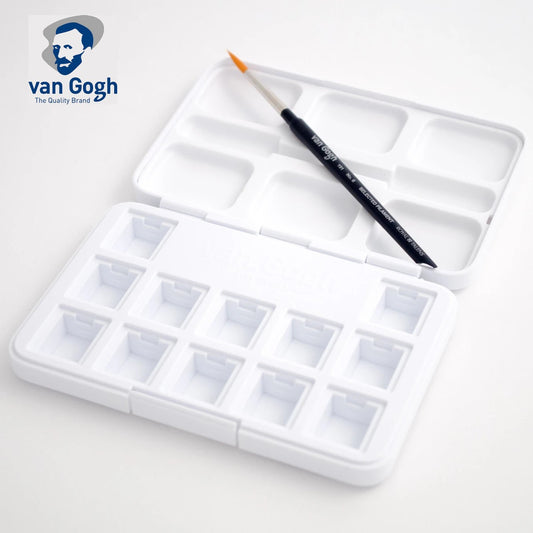 ESTOJO AQUARELA TALENS VAN GOGH VAZIO 12 HALF PAN