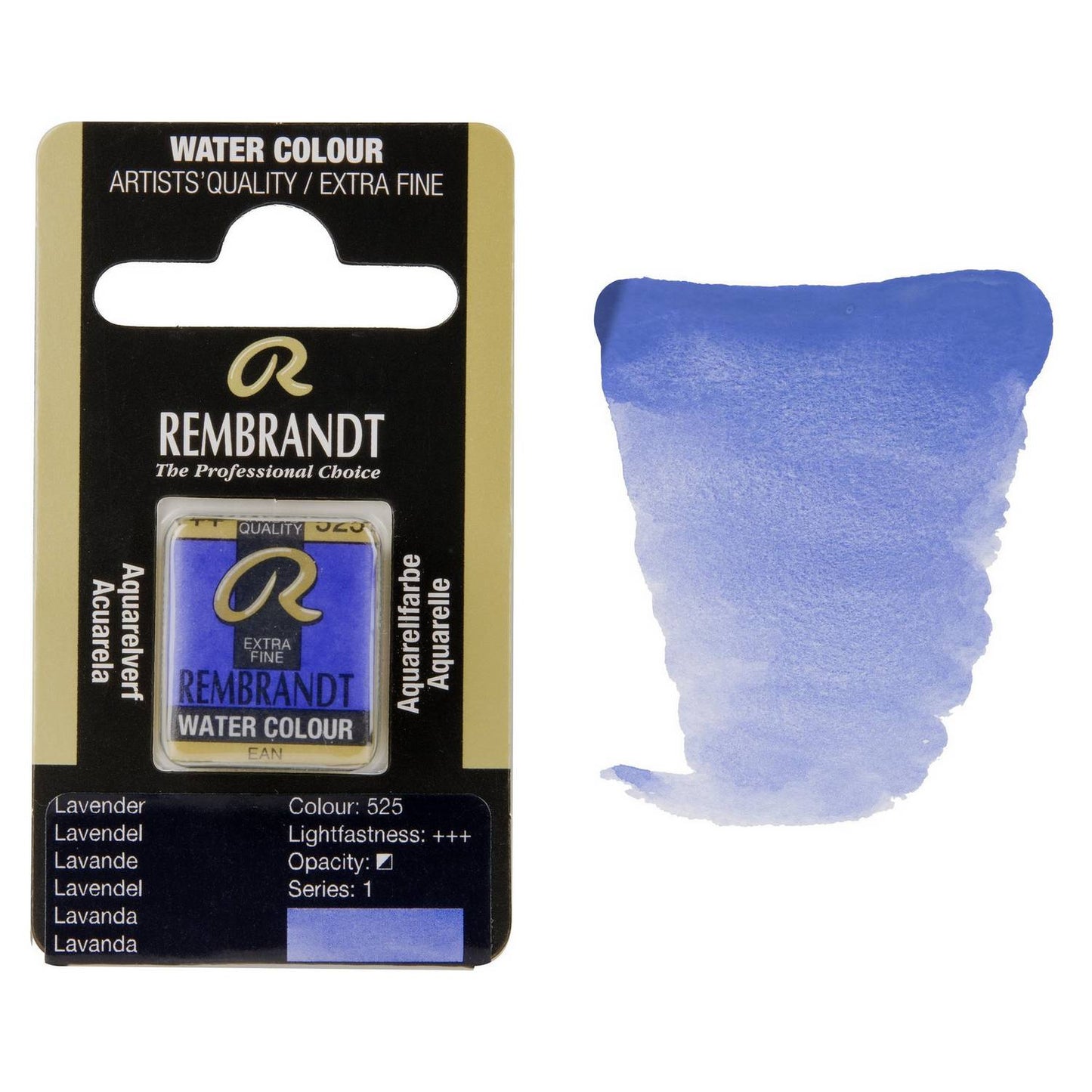AQUARELA TALENS REMBRANDT HALF PAN 525 LAVENDER S1