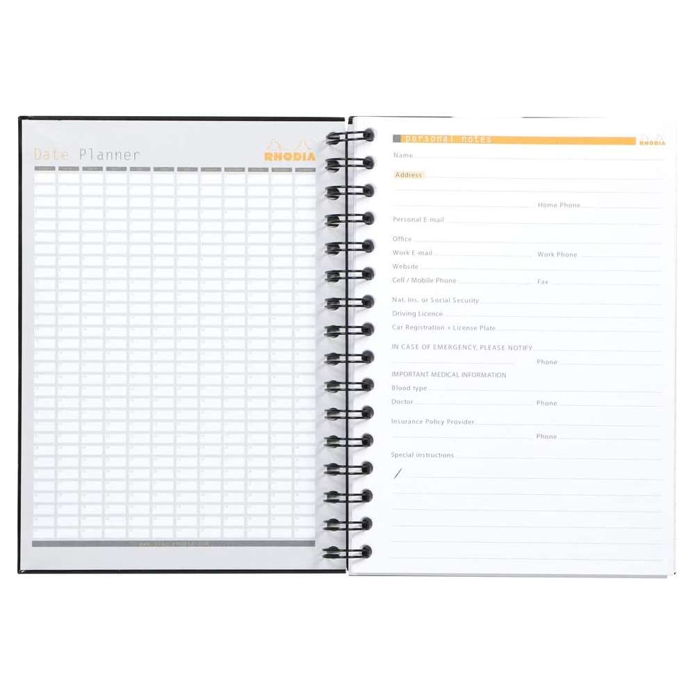 NOTE BOOK RHODIA A4 90G C/80 ESPIRAL PAUTA 119232C