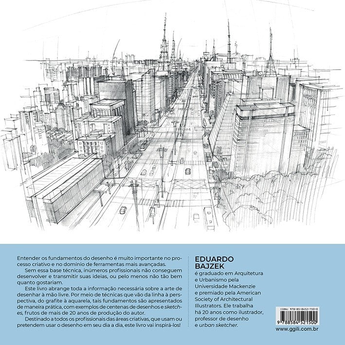 LIVRO "TECNICAS DE ILUSTRACAO À MÃO LIVRE" EDUARDO BAJZEK