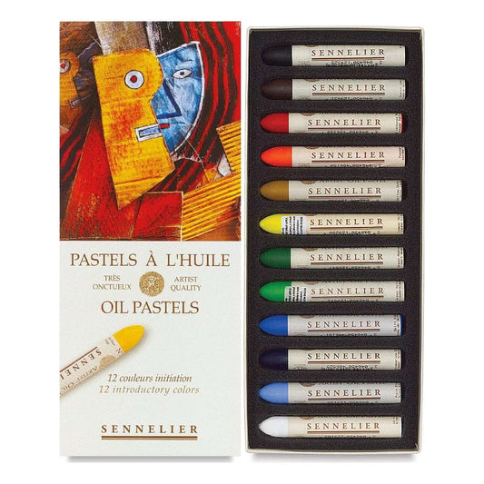 PASTEL OLEOSO SENNELIER 12 CORES