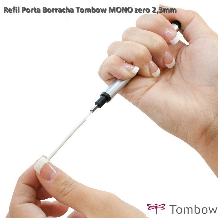 PORTA BORRACHA TOMBOW MONO ZERO 2,3MM REFIL ERKUR C/ 02
