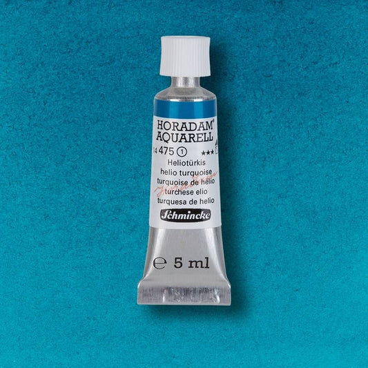 AQUARELA SCHMINCKE HORADAM 5ml 475 Helio Turquoise S1