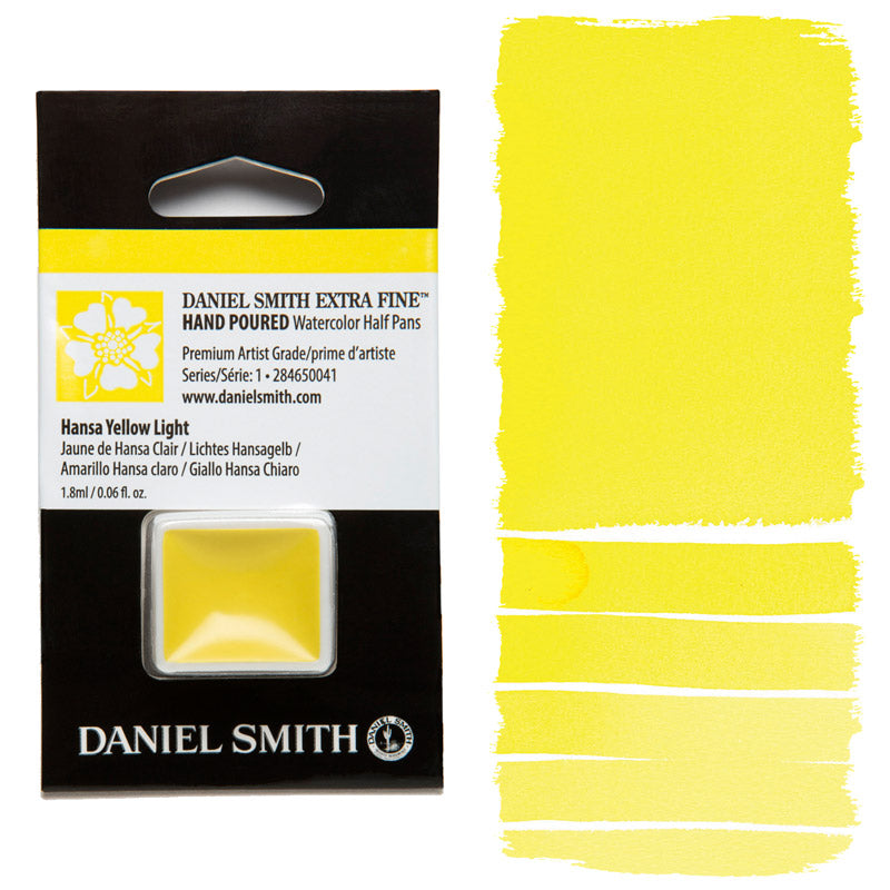 AQUARELA DANIEL SMITH HALF PAN HANSA YELLOW LIGHT 041
