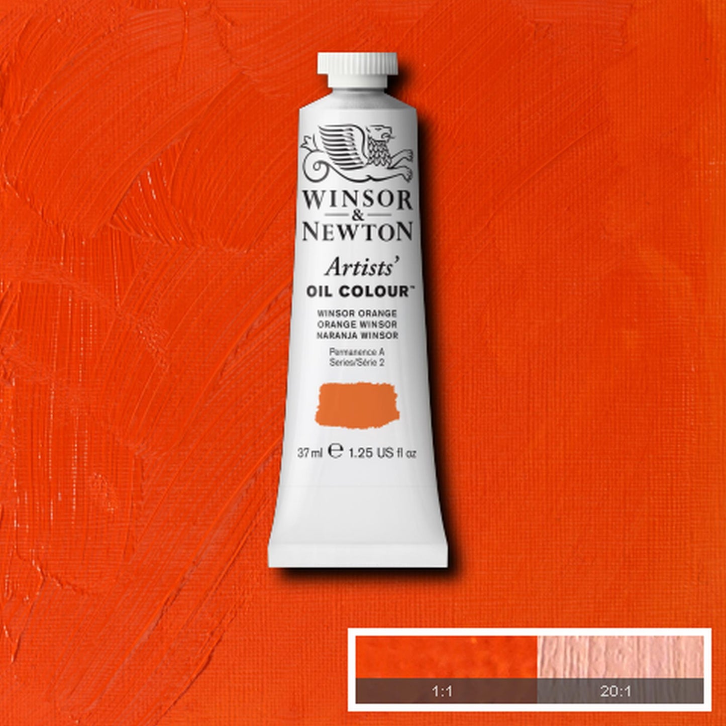 OLEO WINSOR NEWTON ARTISTS 037ML 724 WINSOR ORANGE S2